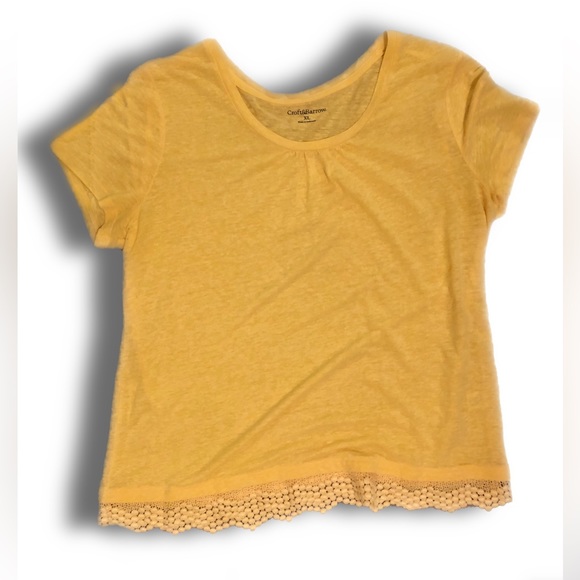 Women’s Yellow Classic Casual Summer Tops: Chaps, Croft & Barrow - Picture 2 of 5